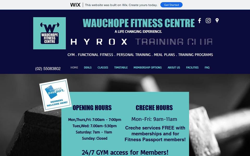 Wauchope Fitness Centre website