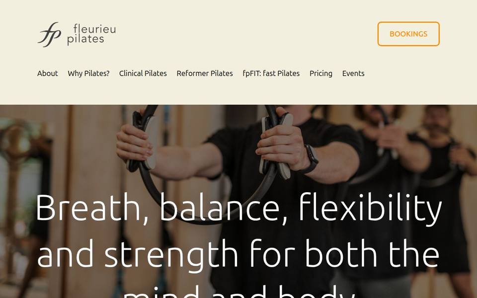 Fleurieu Pilates website