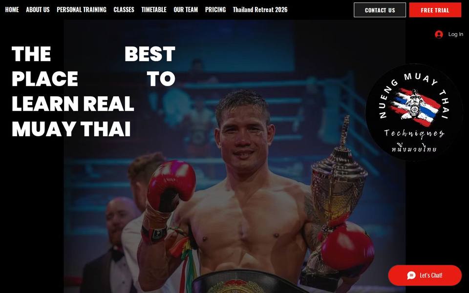 Nueng Muay Thai website