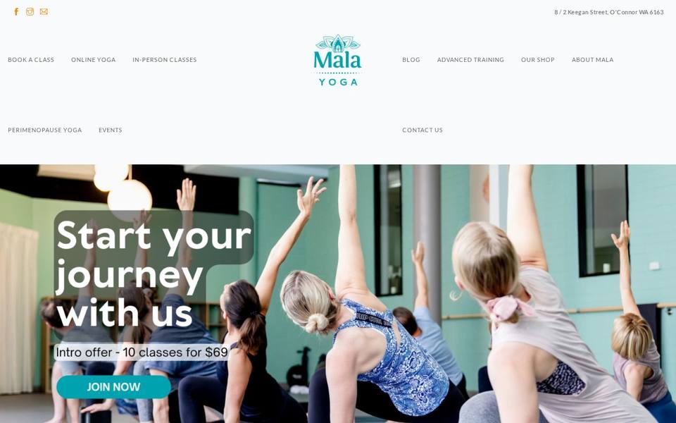 Mala Yoga website