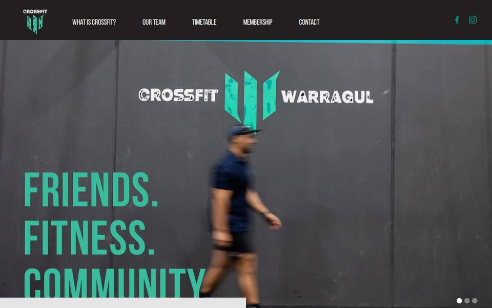 Crossfit Warragul website