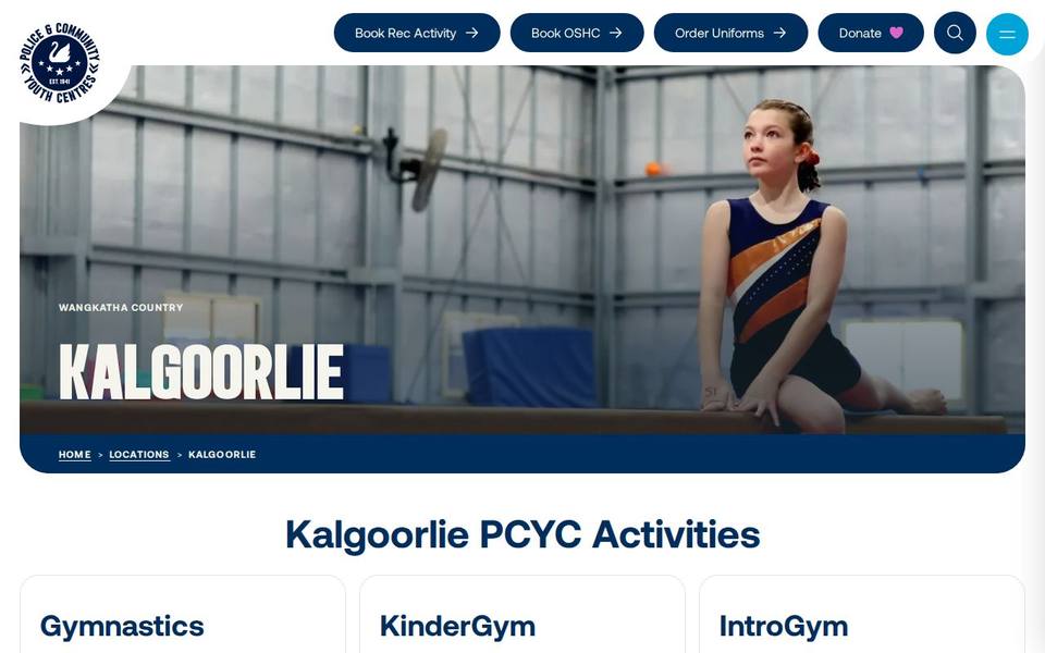 Kalgoorlie PCYC website