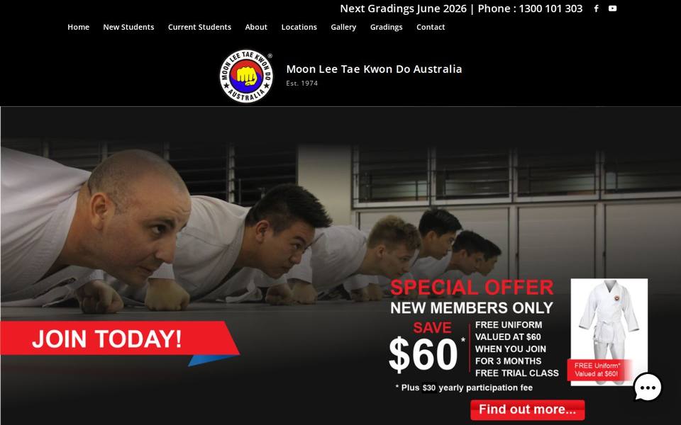 Moon Lee Taekwondo website