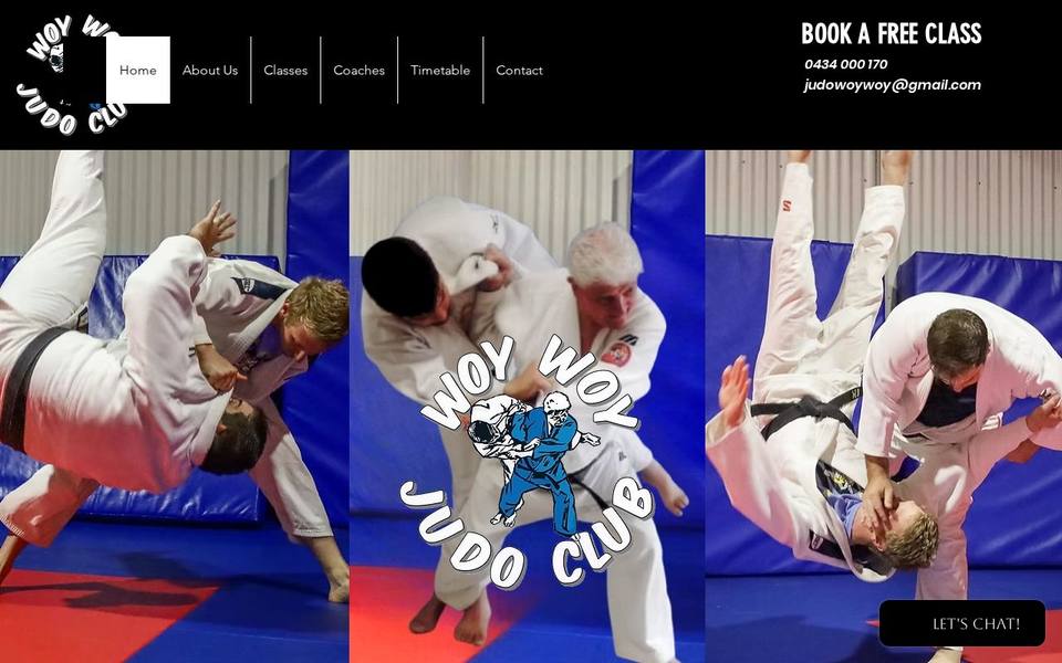 Woy Woy Judo Club website