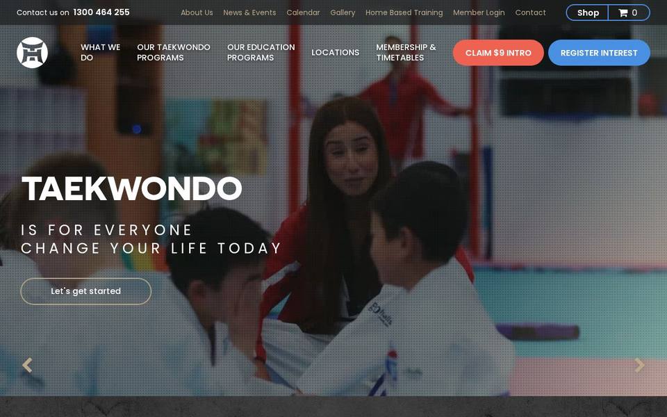 Hall's Taekwondo website