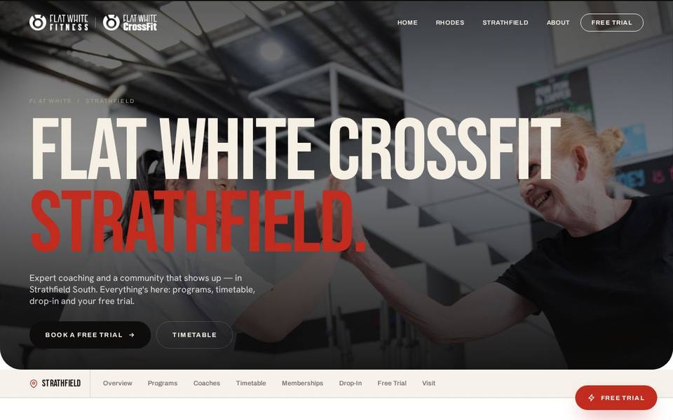 Flat White CrossFit website