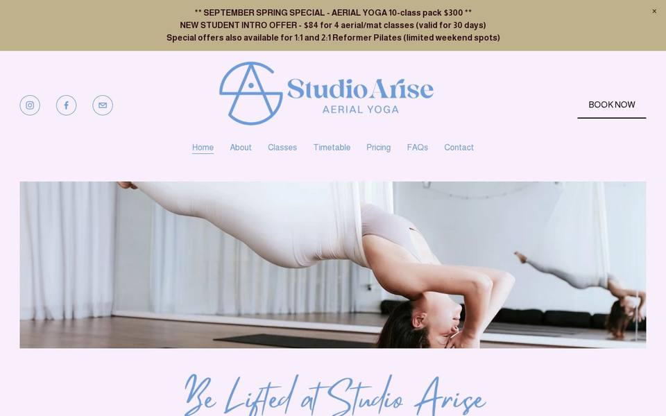 Studio Arise website