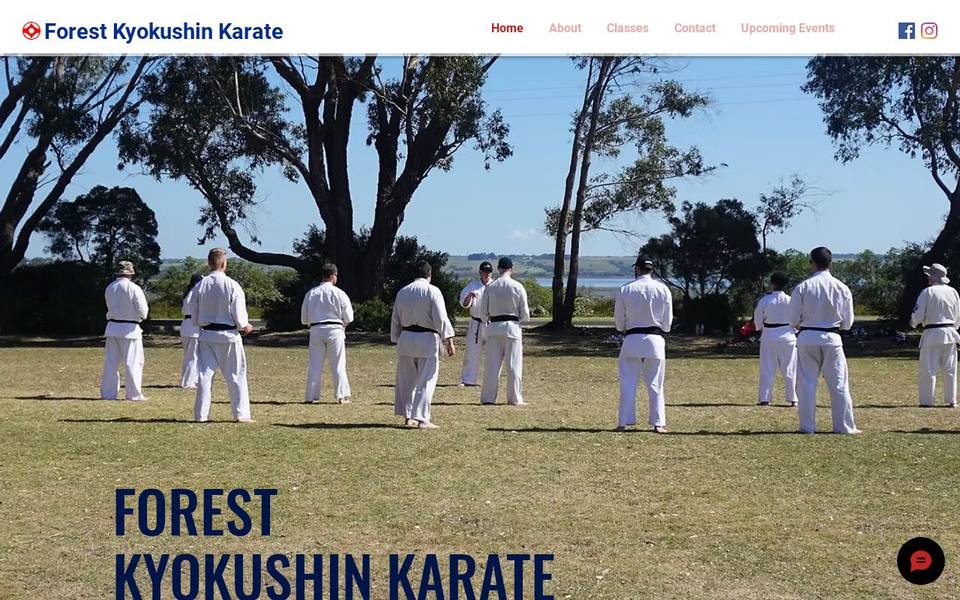 Forest Kyokushin Karate website