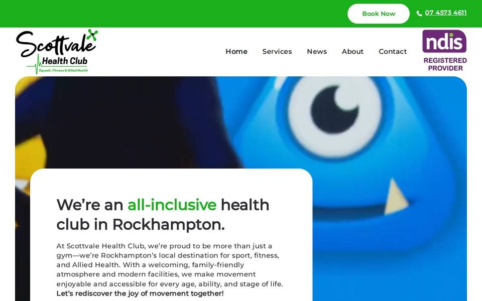Scottvale Health Club website