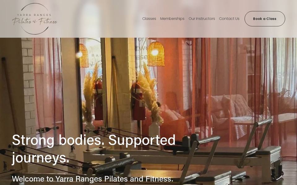 Yarra Ranges Pilates and Fitness website