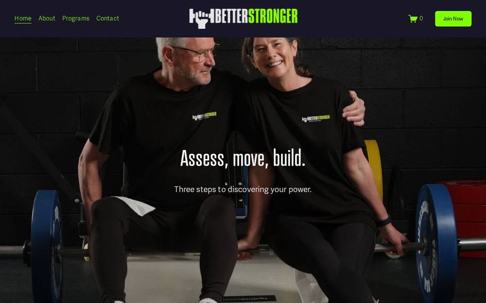 Better Stronger website