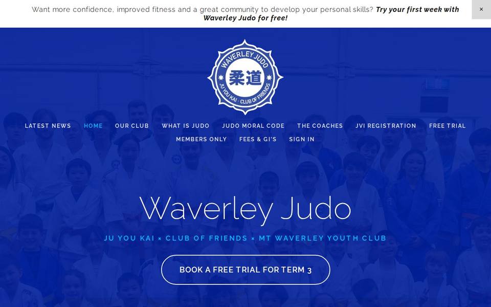 Waverley Judo website