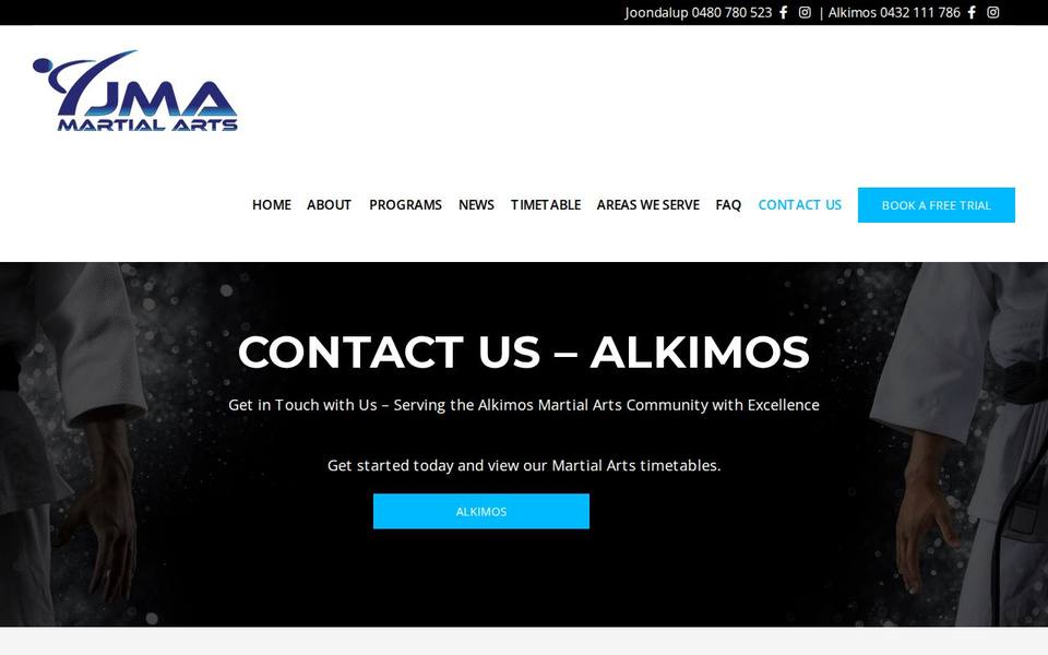 JMA Martial Arts website
