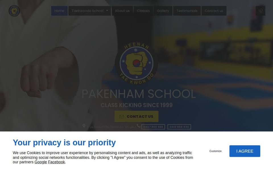 Heenan Taekwondo website