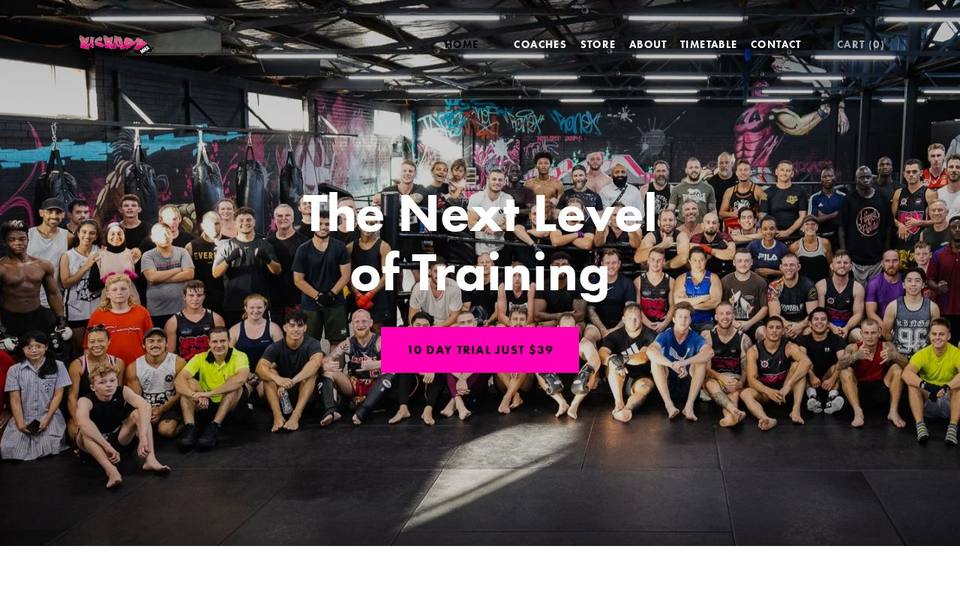 Kickass MMA website