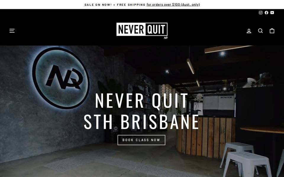 Never Quit Sth Brisbane website
