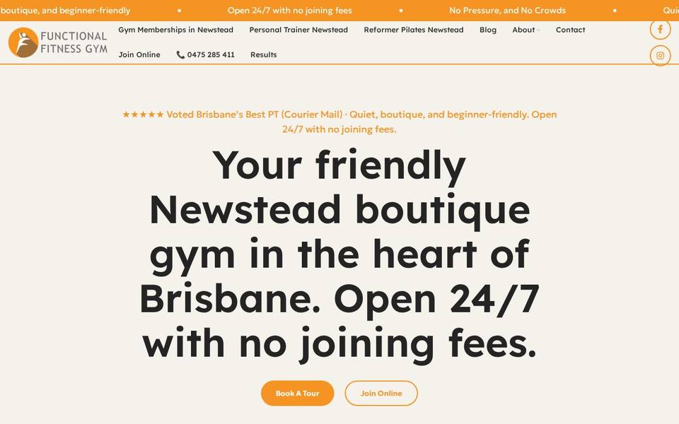Functional Fitness Personal Training & Gym website