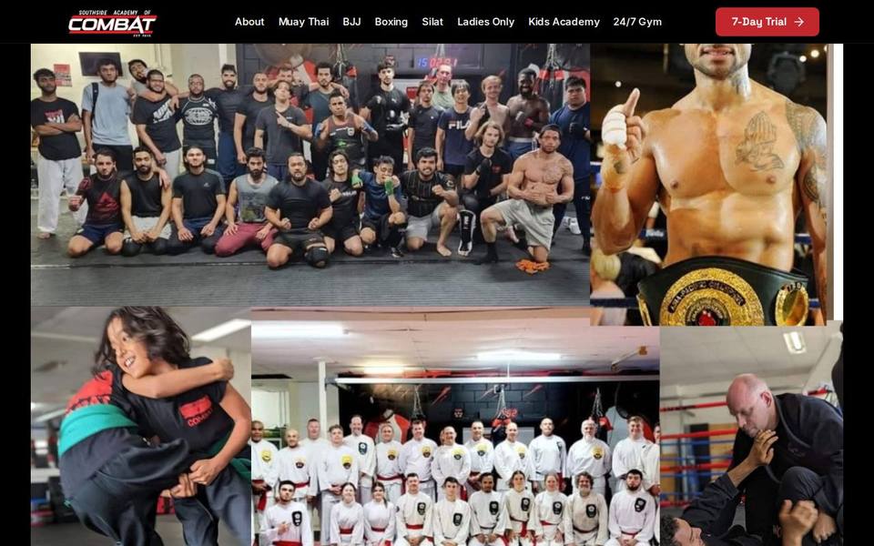 Southside Academy of Combat website