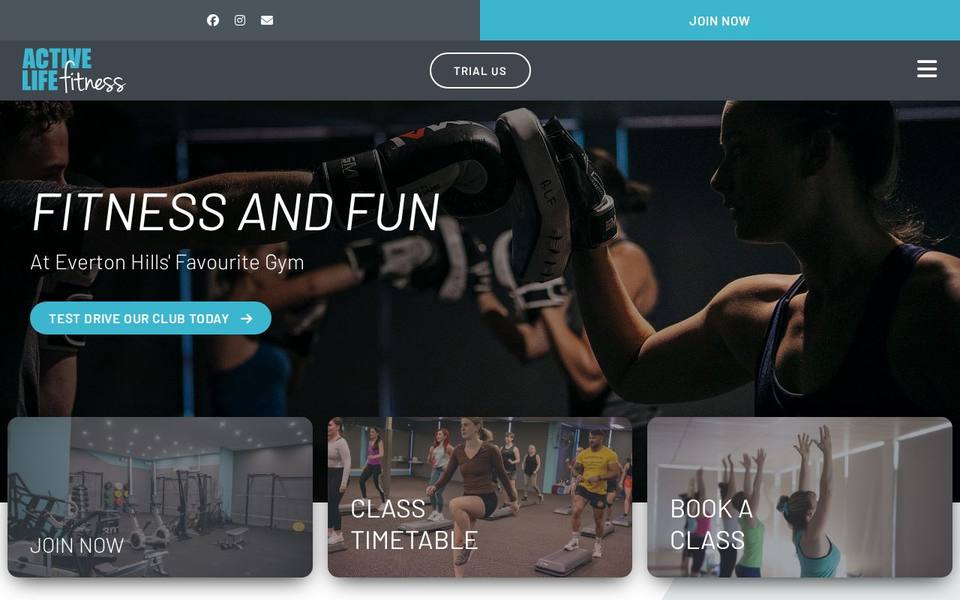 Active Life Fitness website