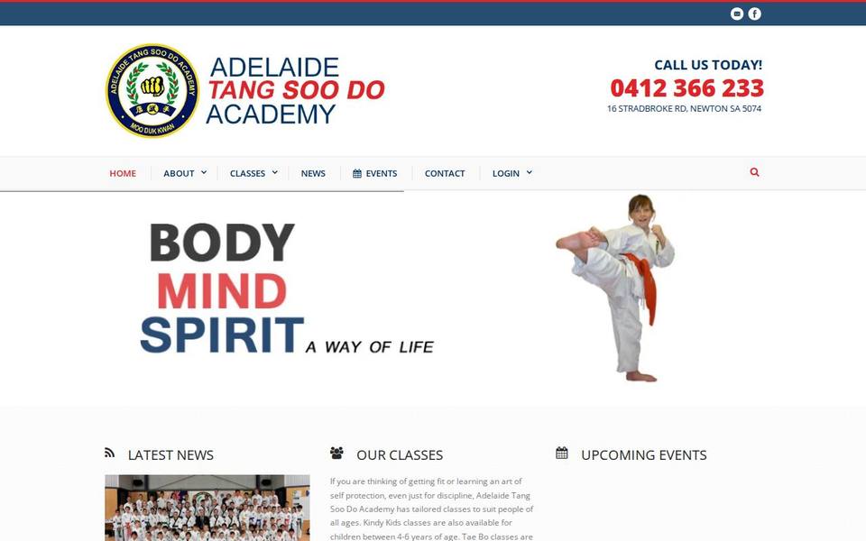 Adelaide Tang Soo Do Academy website