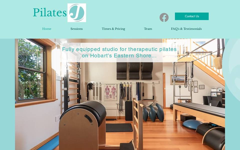 PilatesJ website