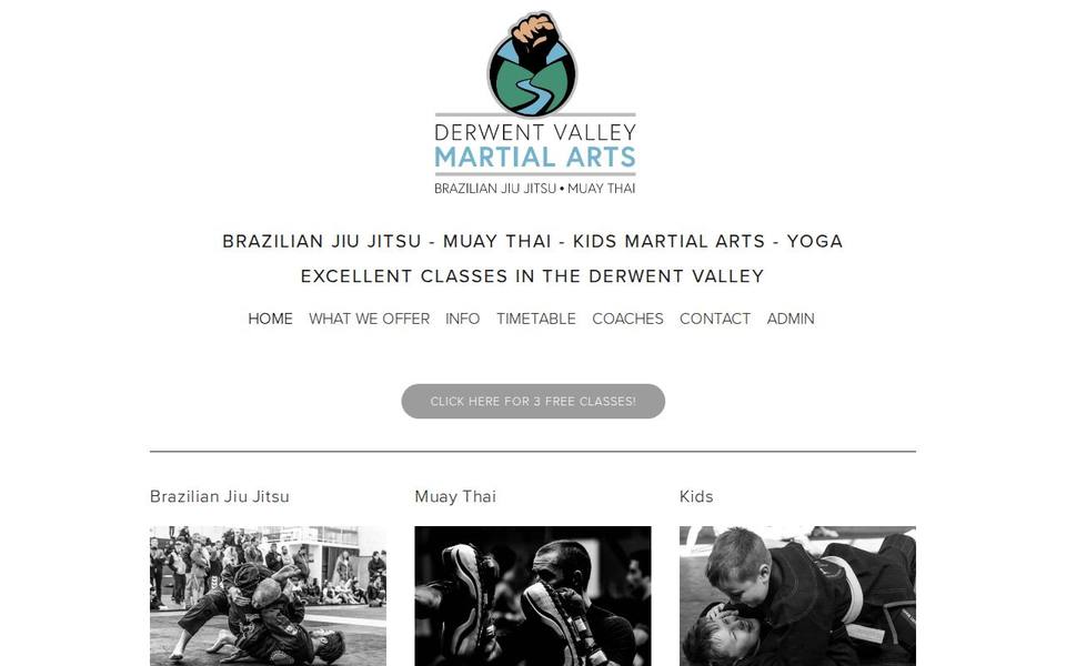 Derwent Valley Martial Arts website