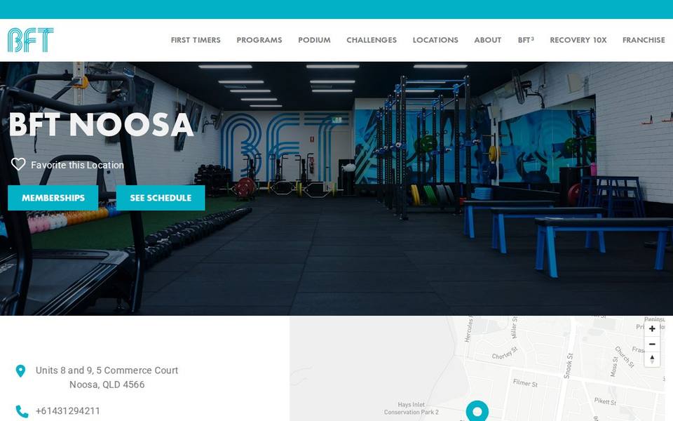 BFT Noosa website