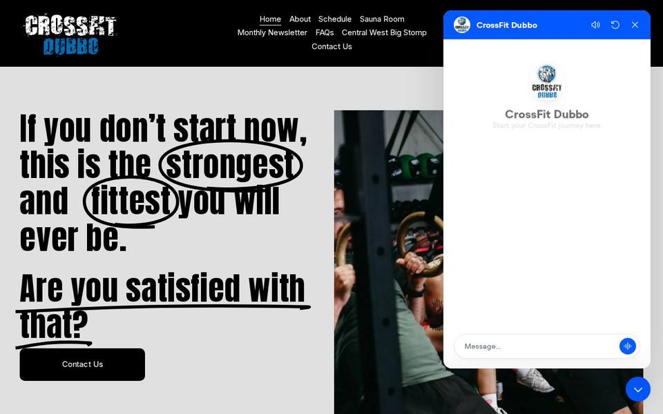 CrossFit Dubbo website