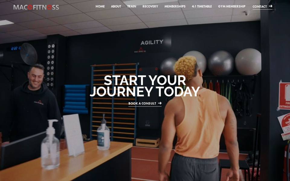 Mace Fitness website