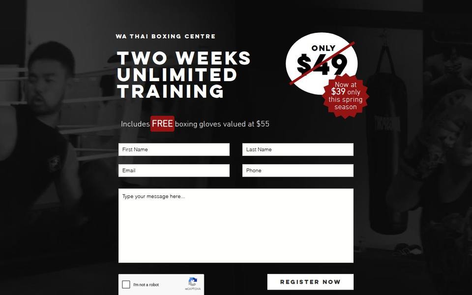 West Australian Thai Boxing Centre website