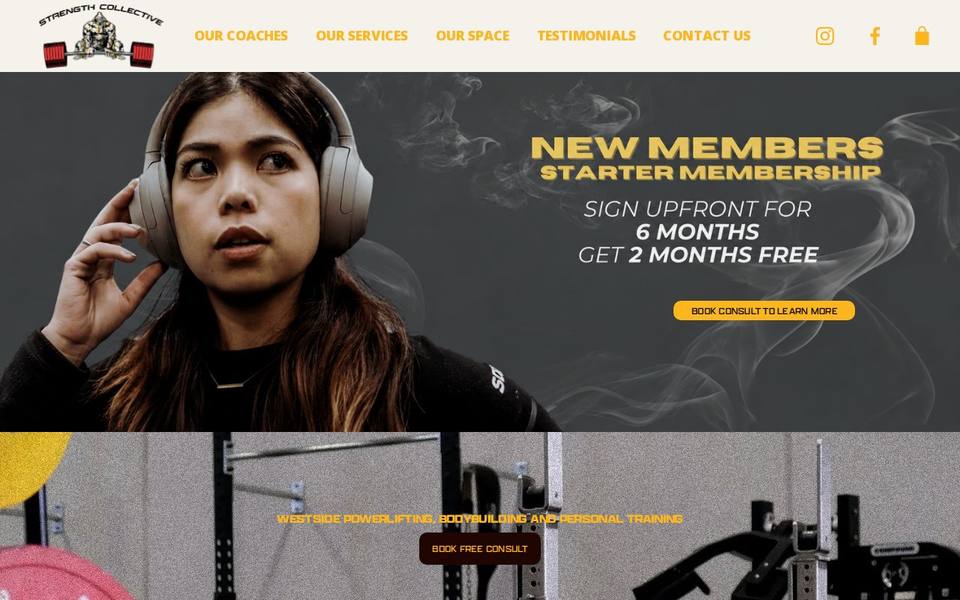 Strength Collective website