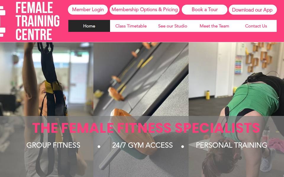 Female Training Centre website