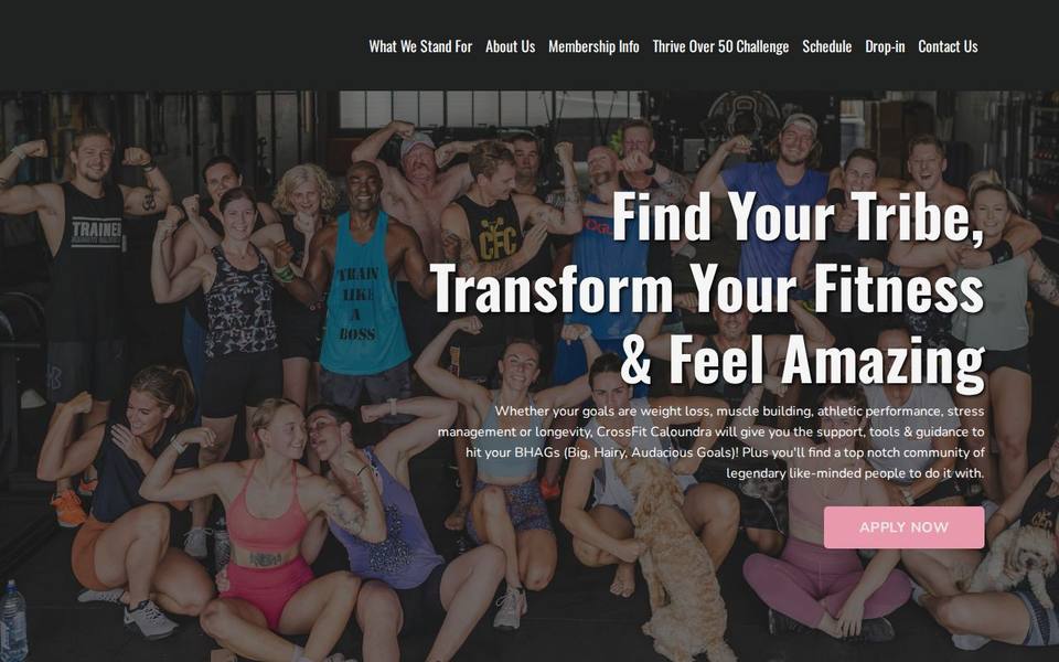 CrossFit Caloundra website