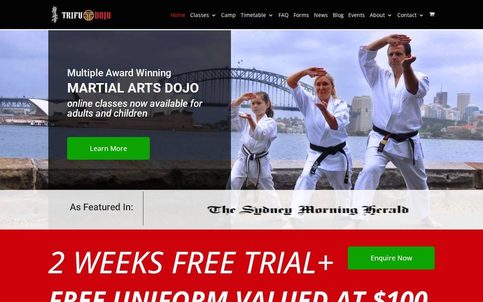 Trifu Dojo website
