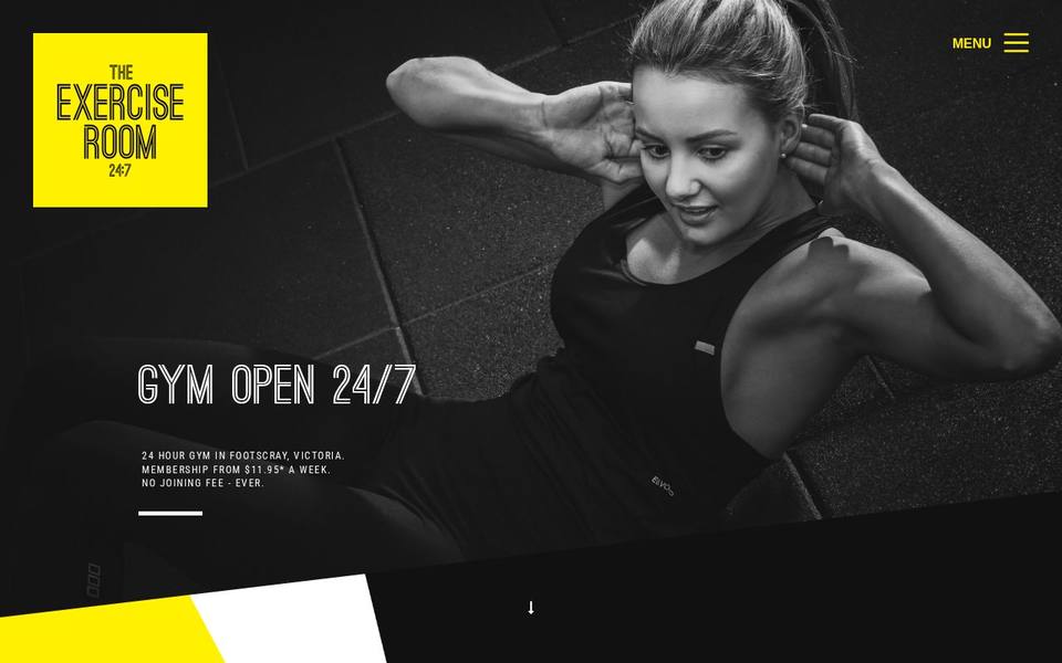 The Exercise Room website