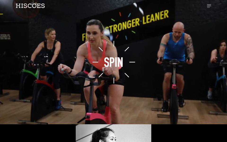 Hiscoes Gym website