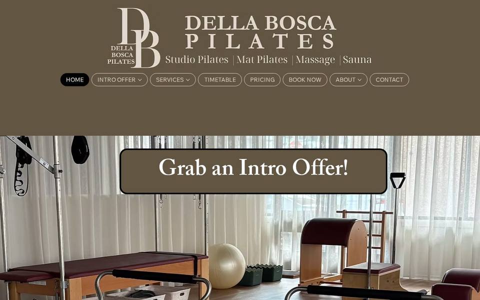 Della Bosca Pilates website