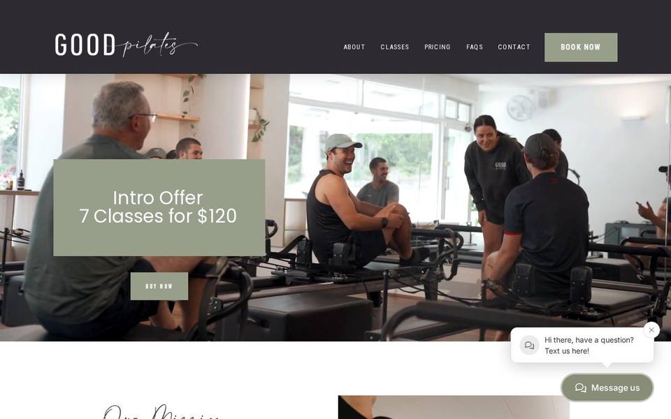 Good Pilates website