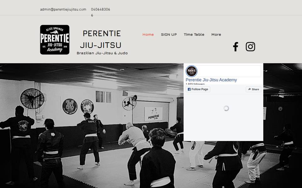 Perentie Jiu-Jitsu website