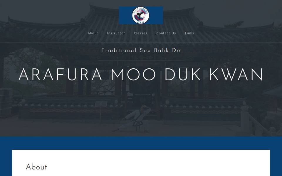 Arafura Moo Duk Kwan website