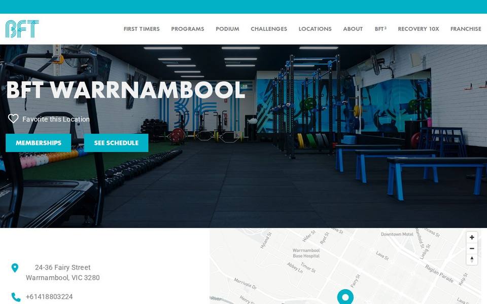 BFT Warrnambool website