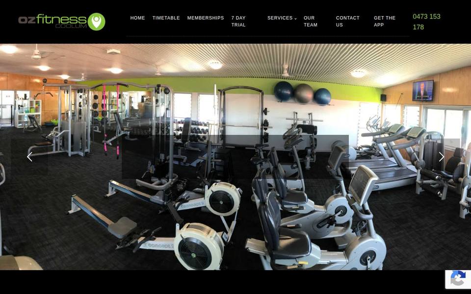 Oz Fitness Coolum website