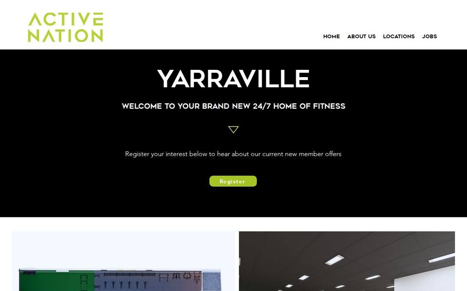 Active Nation Health Club Yarraville website
