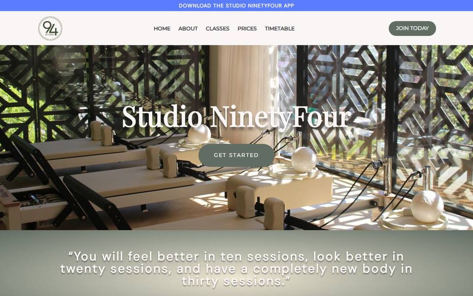 Studio NinetyFour website