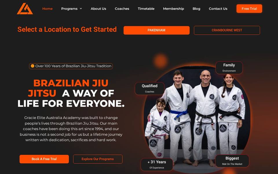 Loyalty Jiu Jitsu website