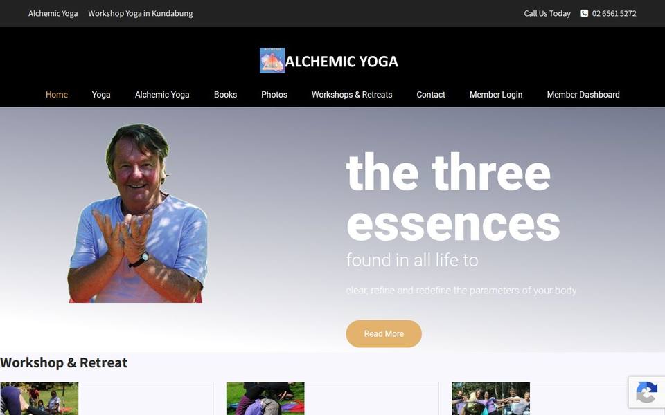 Alchemic Yoga website