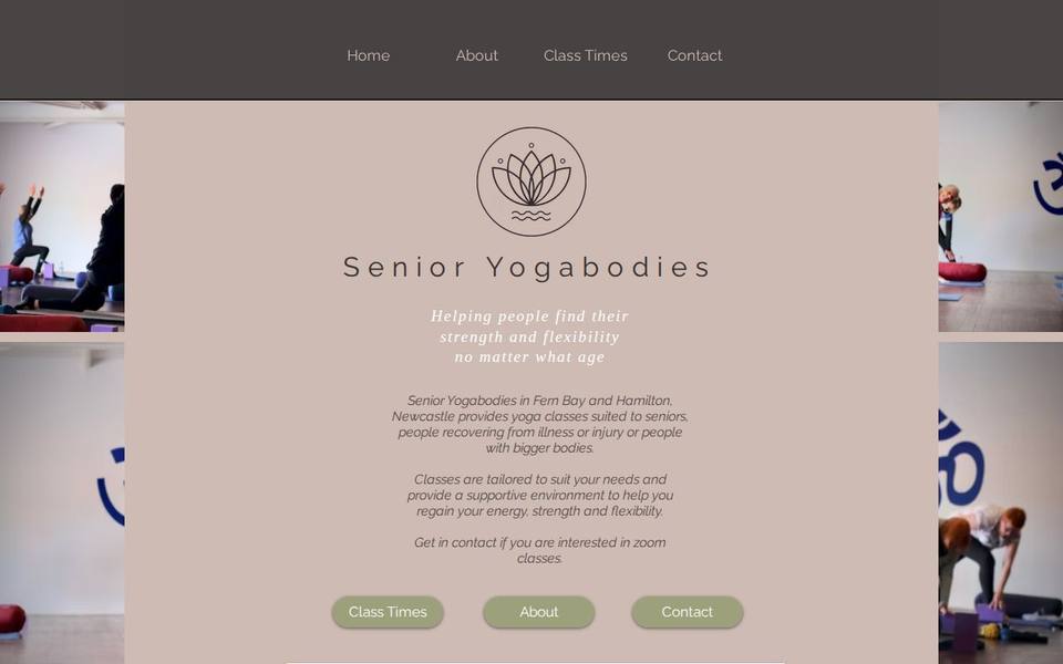 Senior Yogabodies website