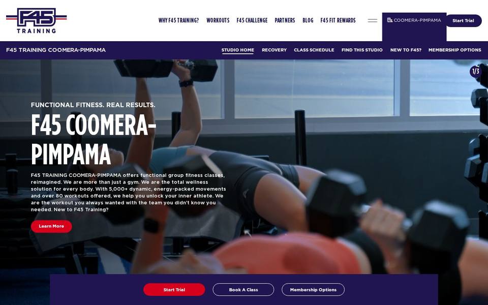 F45 Coomera-Pimpama website