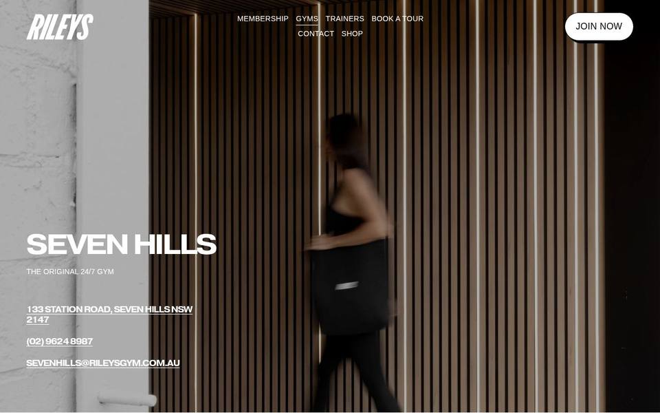 Rileys Gym Seven Hills website