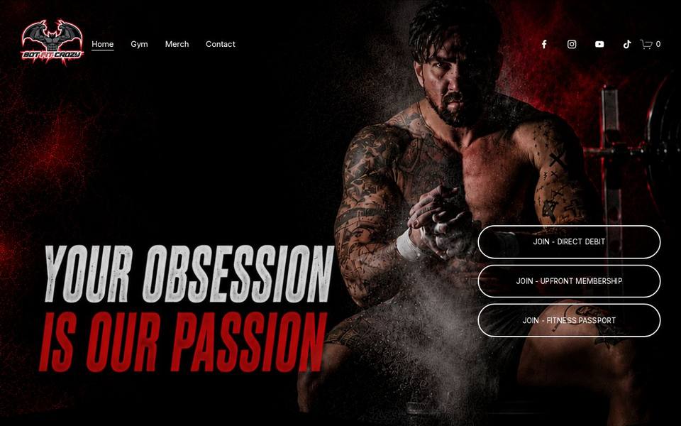 Bat Fit Crazy website